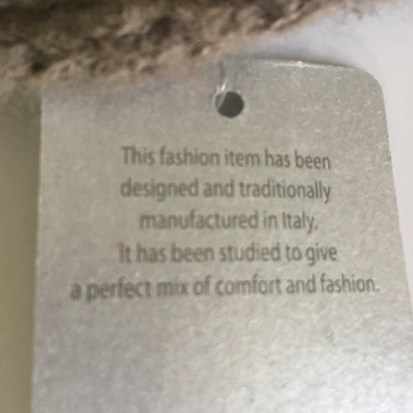 NEW Made In Italy Italian Brown Sequined Scarf - Picture 4 of 8